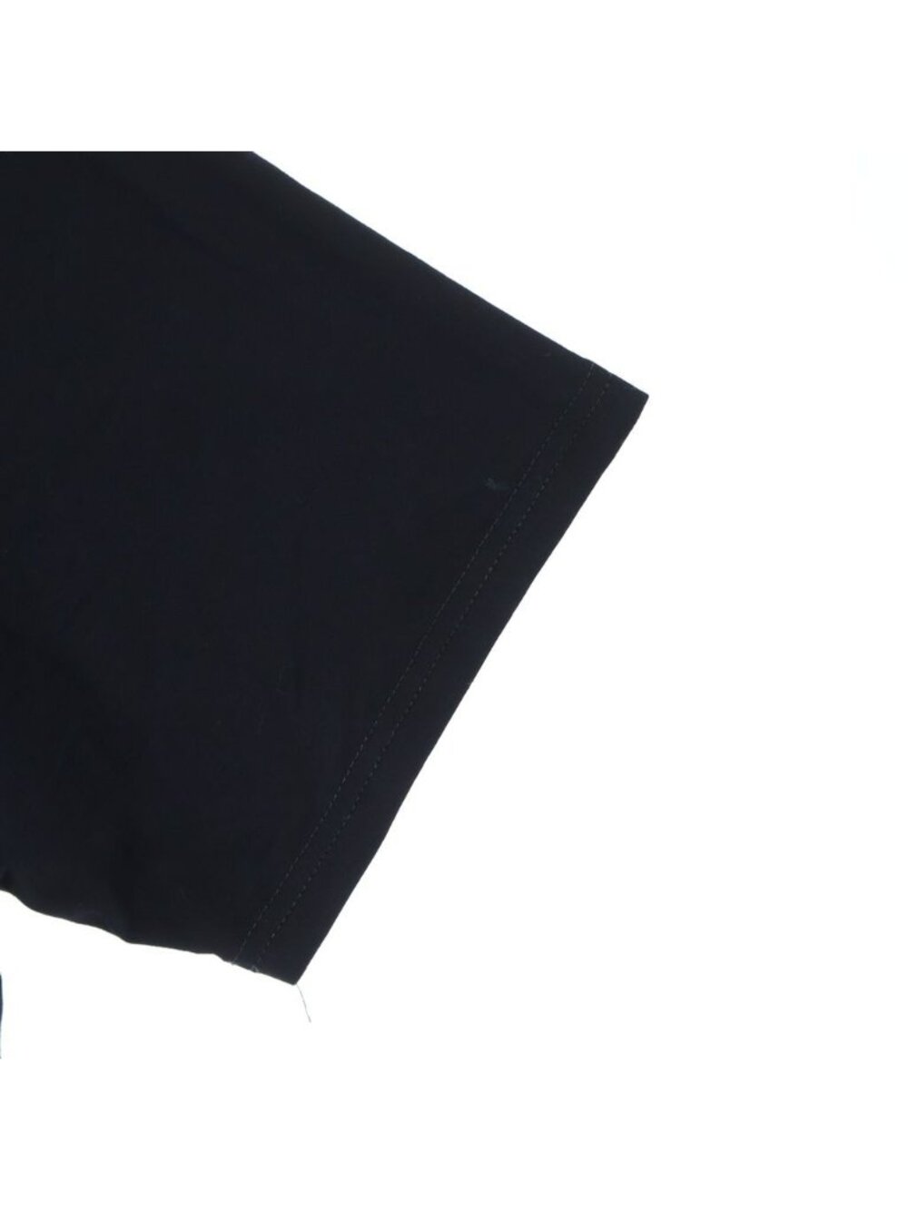 Prada Stretch Cotton Polo Shirt Triangle Logo Re-Nylon Trim Black - Picture 5 of 8